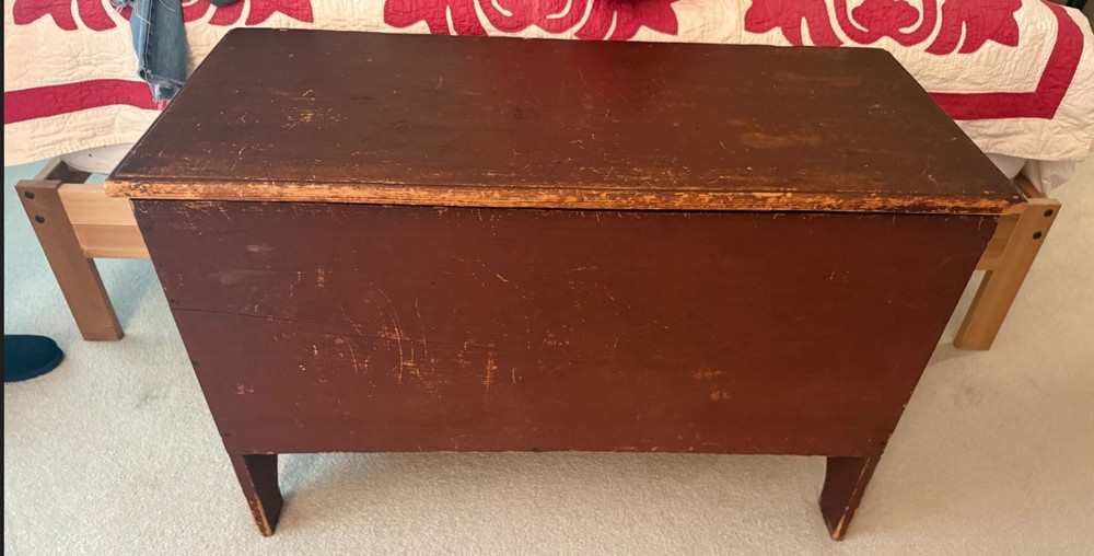 Beautiful 19th-century American Primitive Blanket Chest