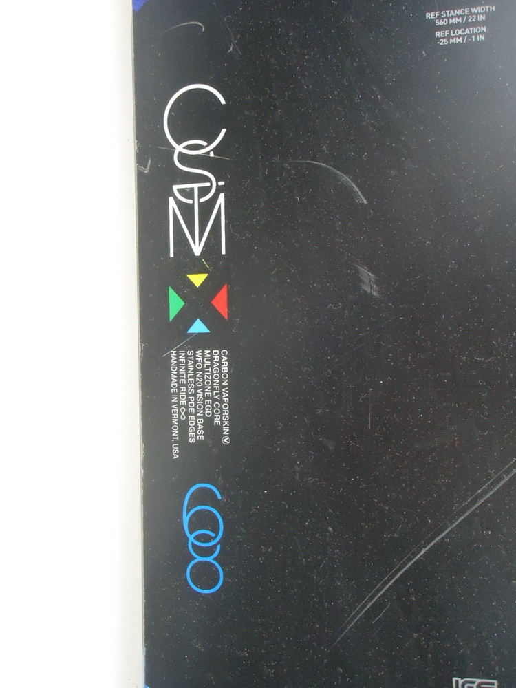 BURTON CUSTOM CSTM 68 X SNOWBOARD no bindings 168cm - READ DESCRIPTION
