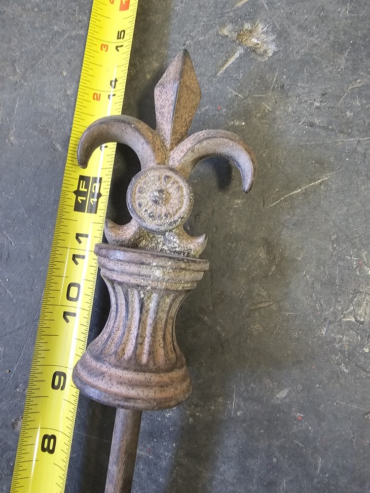 14" Garden Stake Fleur De Lis