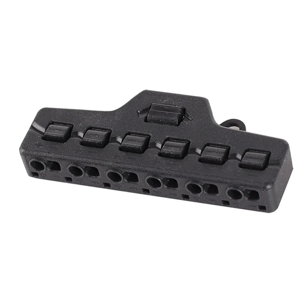 Low-Voltage Quick-Connect Wire Splitter for LED Strip Lighting (2 in, 12 out)