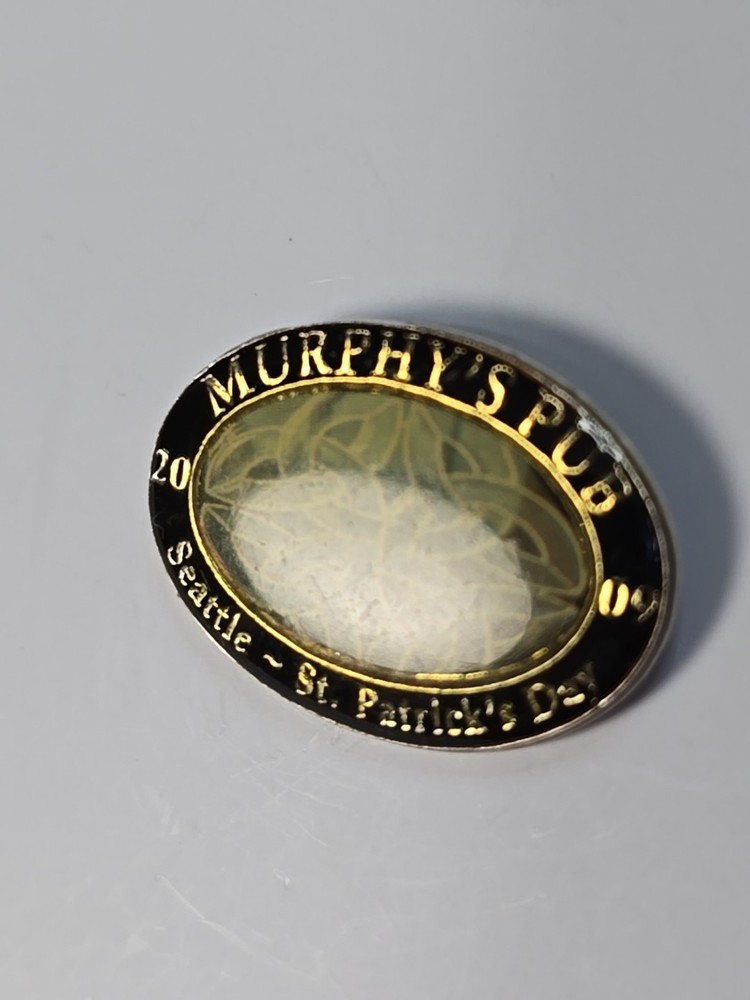 Murphy's Pub Seattle St Patrick's Day Souvenir Pin Washington 2009