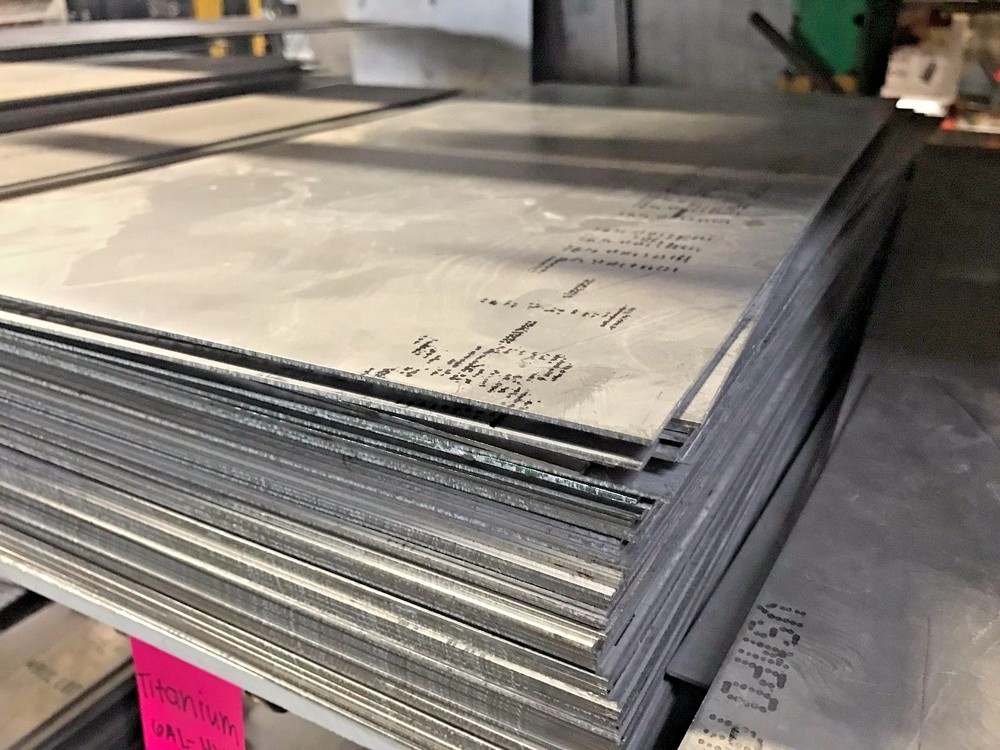 Titanium Plate 6AL4V 12" x 24" x .110"