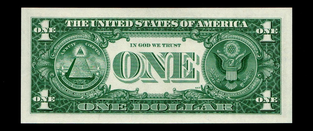 STAR 1963 $1 Federal Reserve Note Inking Error Uncirculated