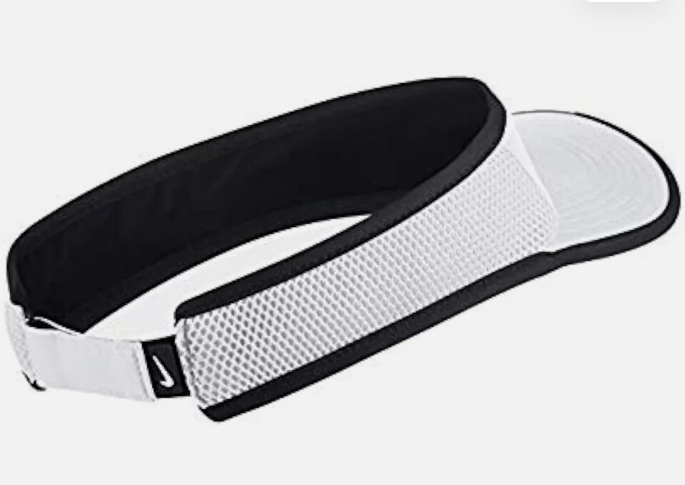 Nike White /Black Visor M/L