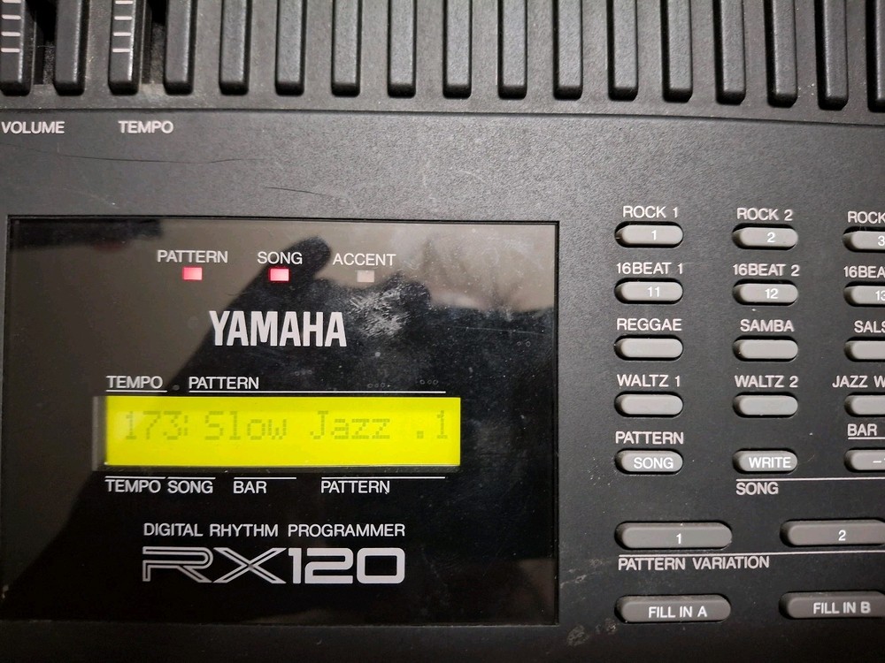 Yamaha RX120 Digital Rhythm Machine Programmer Tested Working + power supply