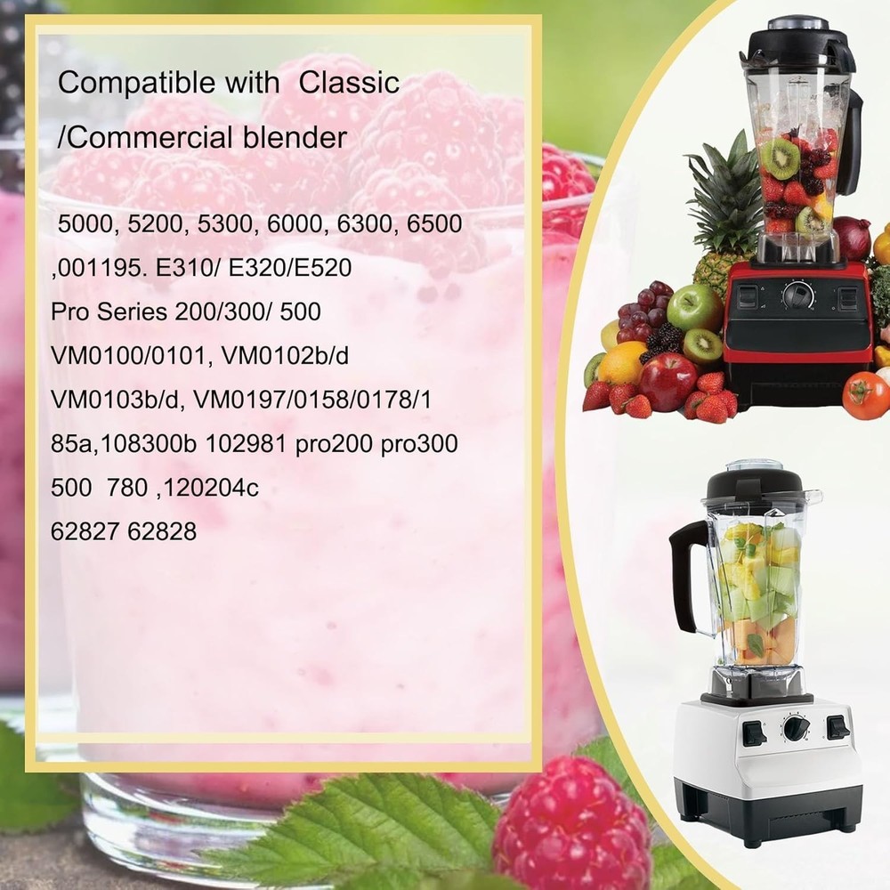 Upgraded 64oz Blender Pitcher - High-Quality Material