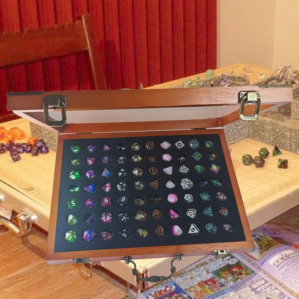 Dice Display Storage Case Storing Dice Sets and Collections,Dice Case with DN...