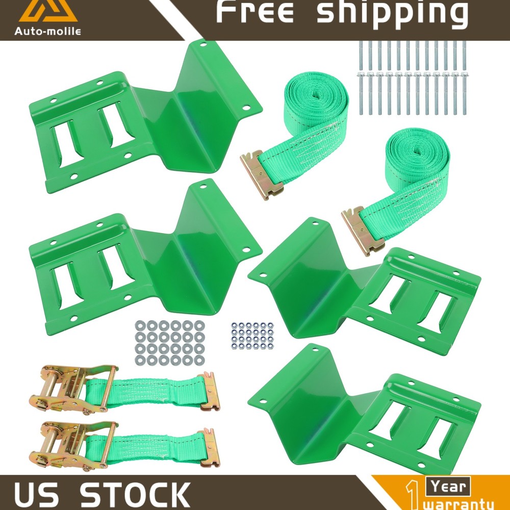 High Quality Secure Cargo Durable E Track Wheel Chock Tie Down Kit Heavy Duty