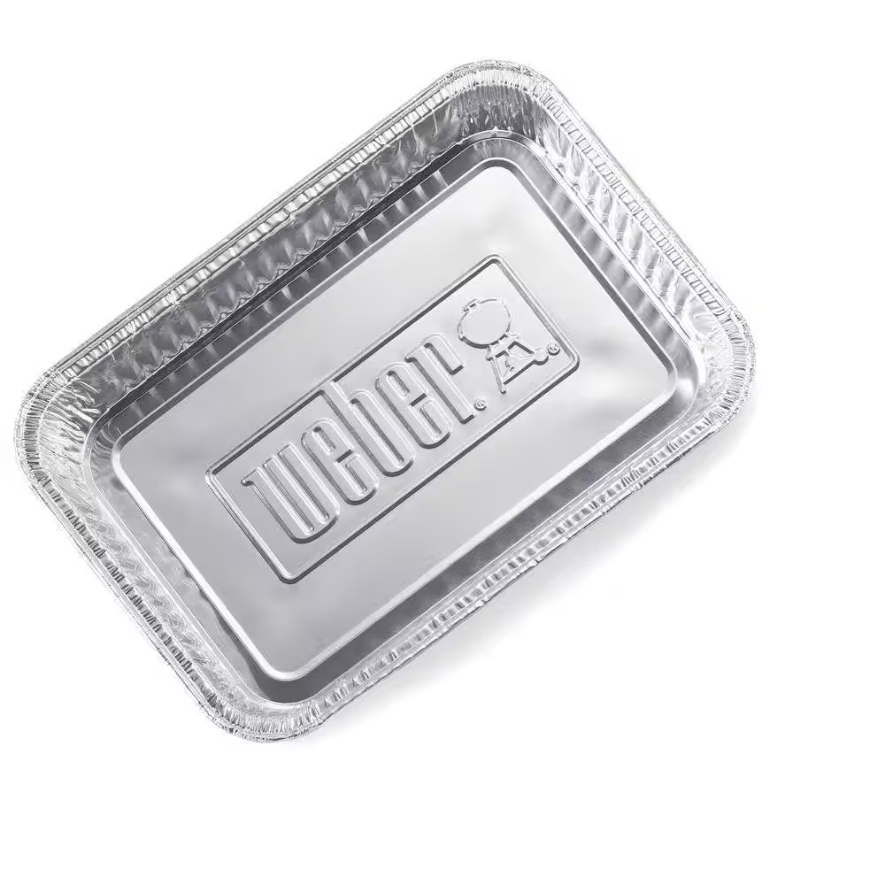 Small Grill Aluminum Disposable Drip Pans (10-Pack)