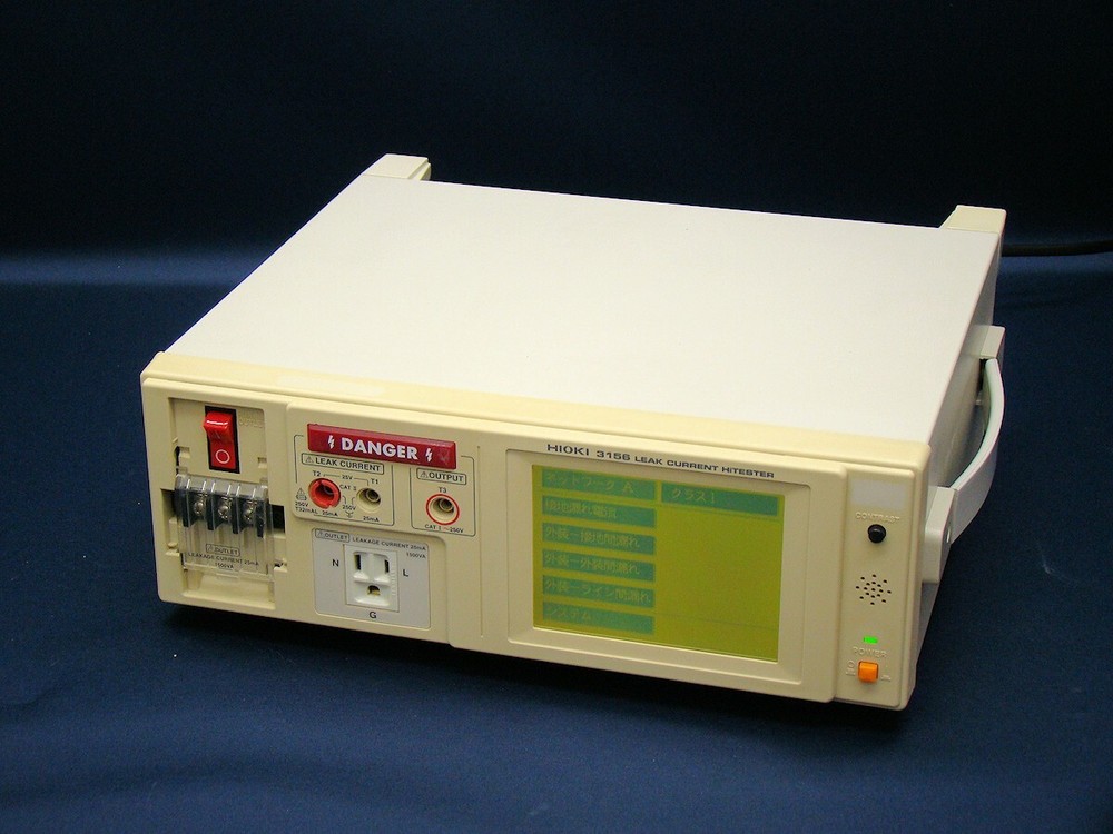 Hioki 3156 Leak Current Hitester Used JPN