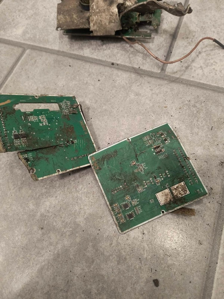 Boards from control unit of shut down russian Shahed (Geran`) drone