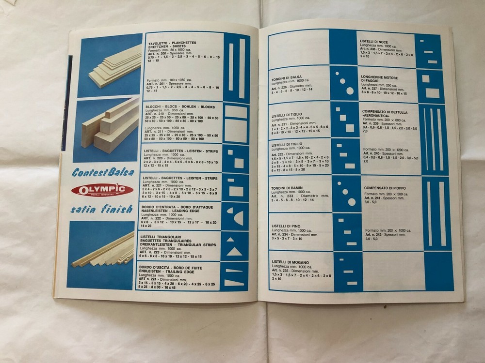 OLYMPIC CATALOG MODELS AIRCRAFT NAVAL.
