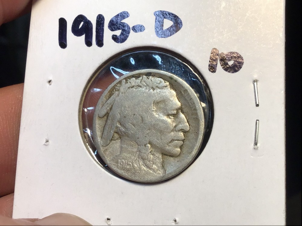 1915-D Buffalo Nickel, Restored Date, 1 Coin