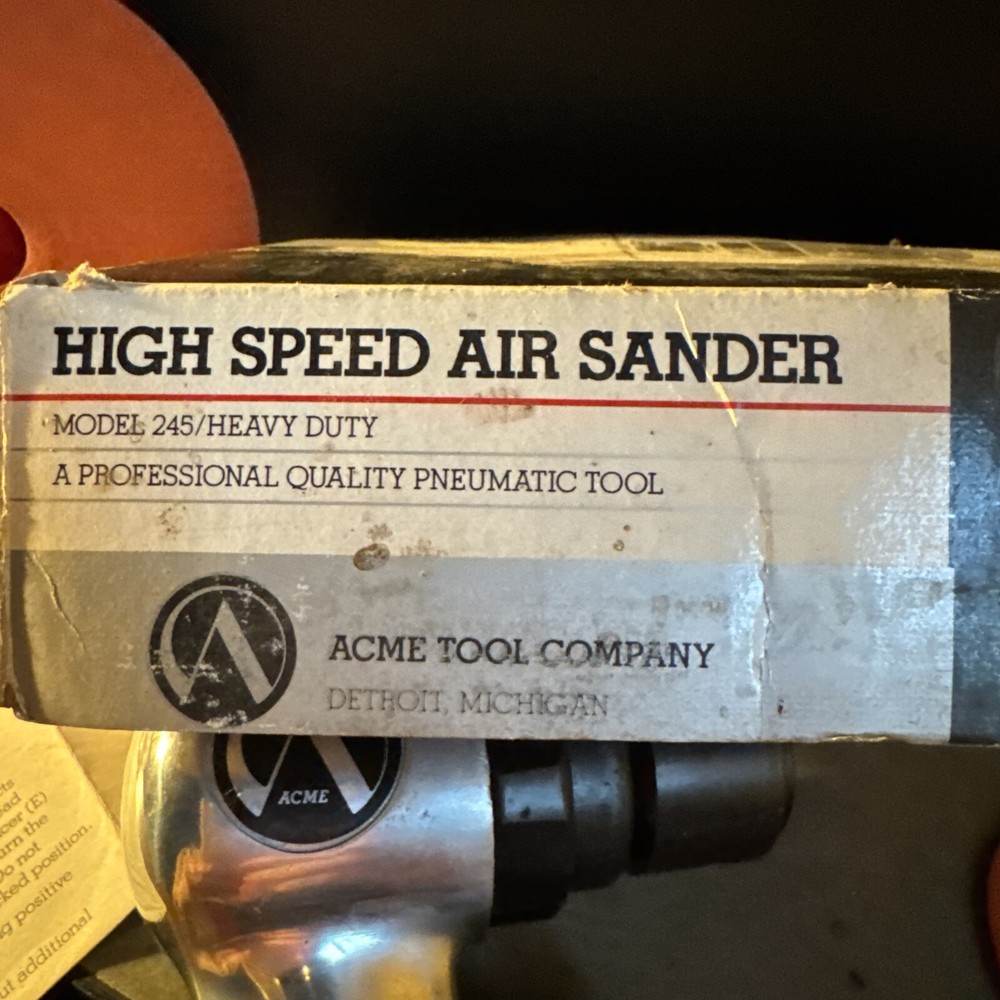 Acme high speed air, Sander model 245