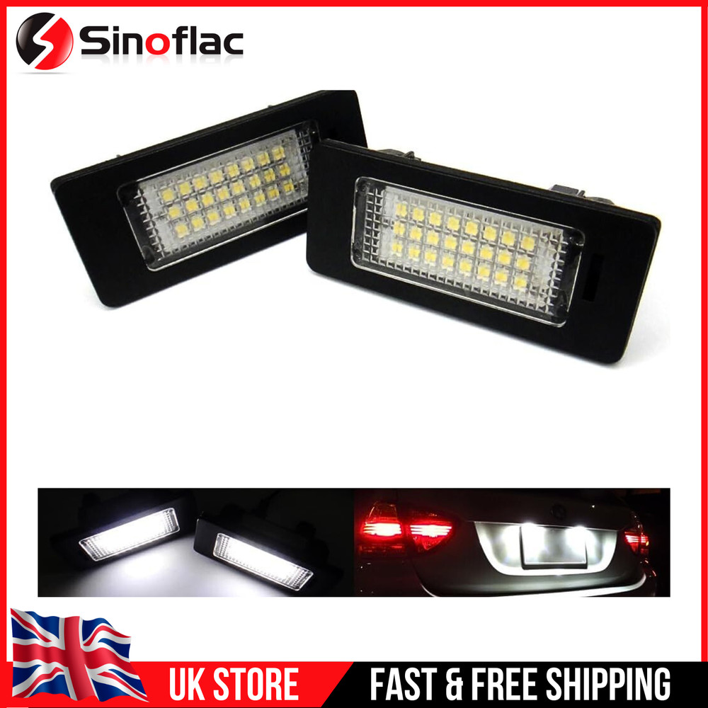LED License Plate Light 6000K White for BMW E82, E88, E90, E92, E39, E60, E70 –
