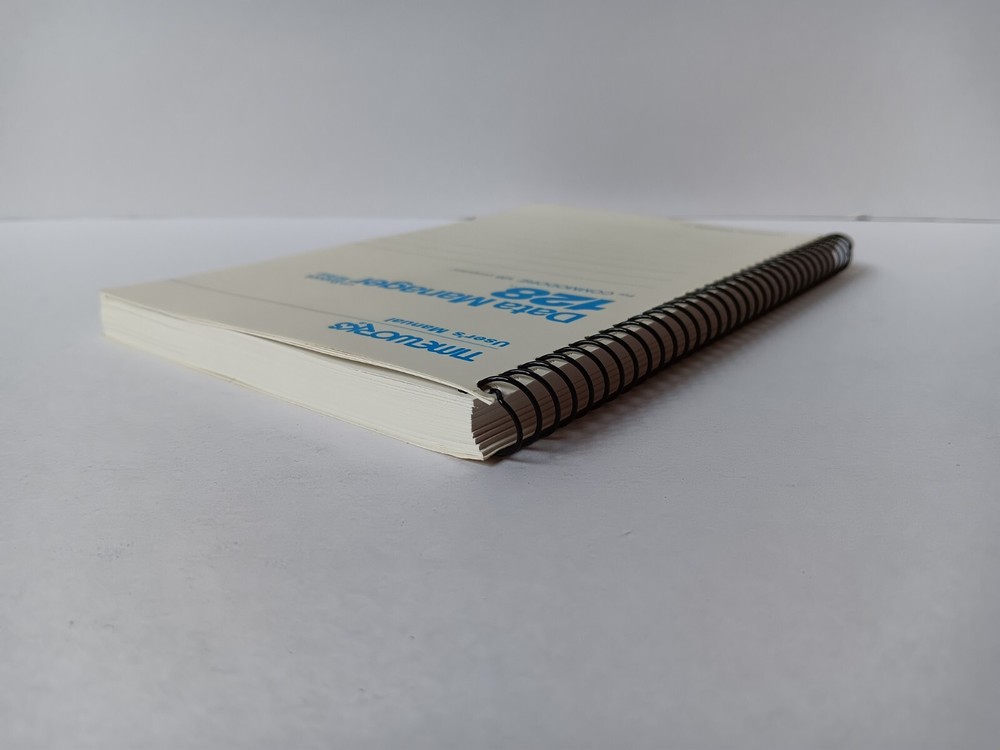 Time Works Users Manual Data Manager 128 W/Report Writer Commodore 128 Computers