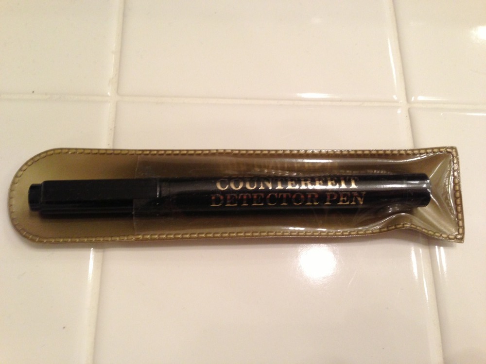 counterfeit detector pen