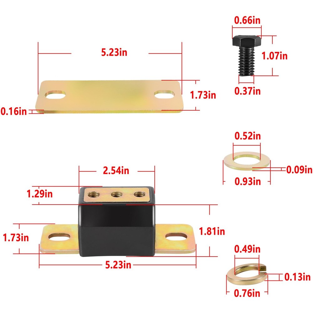 3.1108G General Transmission Mount Performance Polyurethane Mounts Bracket NO