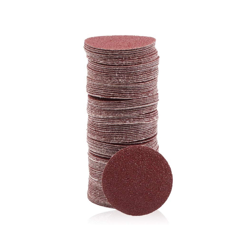 100pcs Sanding Discs 2 inch Sandpaper 60 Grit Hook and Loop Sanding Discs