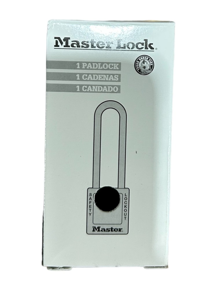 MASTER LOCK, Lockout Padlock, Keyed Different, Thermoplastic, Std Body Size