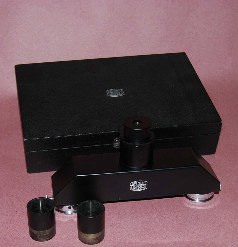 Vintage Spencer Microscope Comparison Bridge - Very Nice and Very Rare