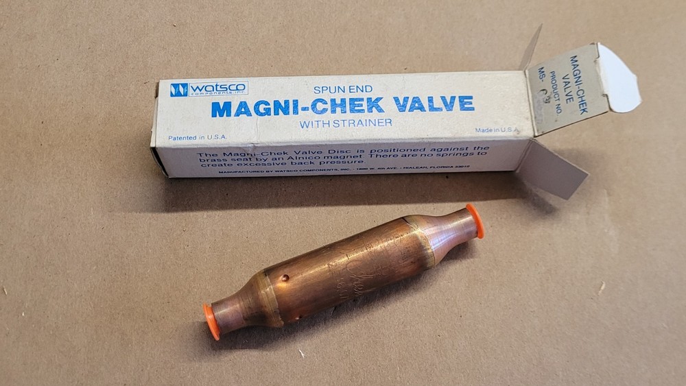 Watsco MS-6 3/8" Magni-Chek Refrigeration Check Valve