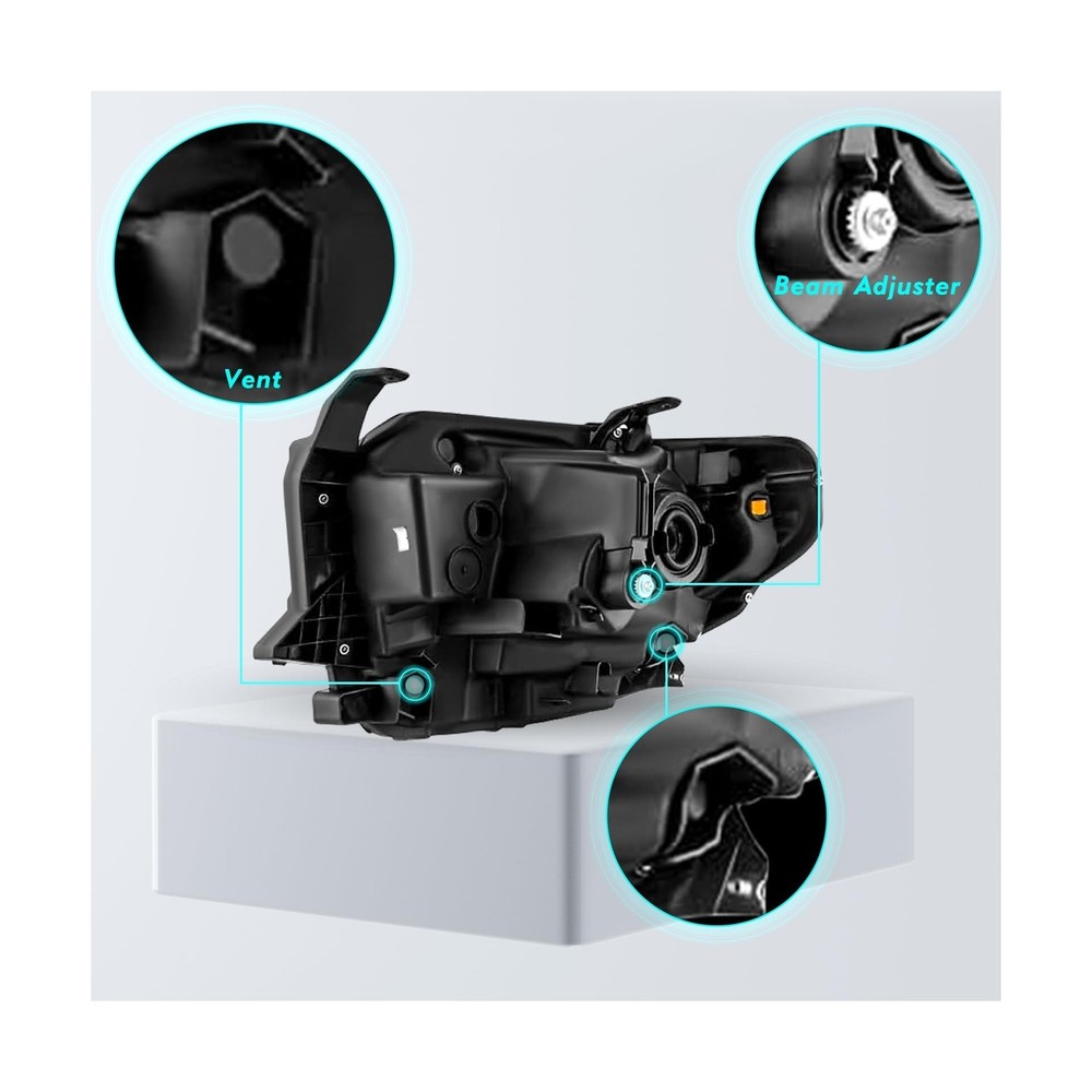 JSBOYAT Headlight Assembly Replacement for 2014 2015 2016 2017 2018 2019 2020...