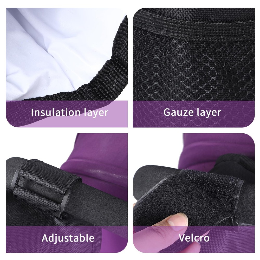 Stroller Cup Holder with Several Mesh Pockets, Sturdy Polyester Material Whee...