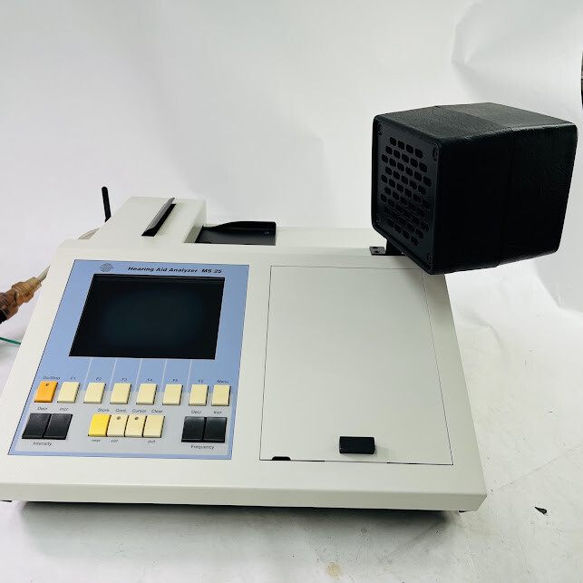 InterAcoustic Hearing Aid Analyzer MS25 LCDburned SoundtestGood UnablePrinter