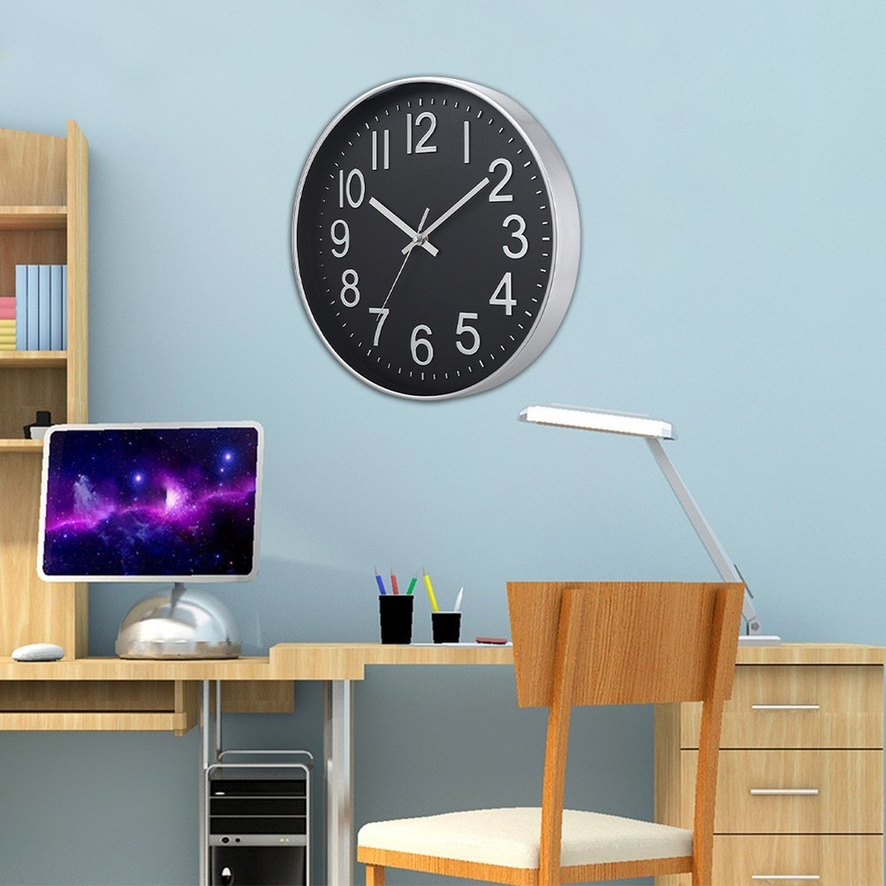 30cm Clock Compact Size Design Easy To Read Numerals Modern Style Clock