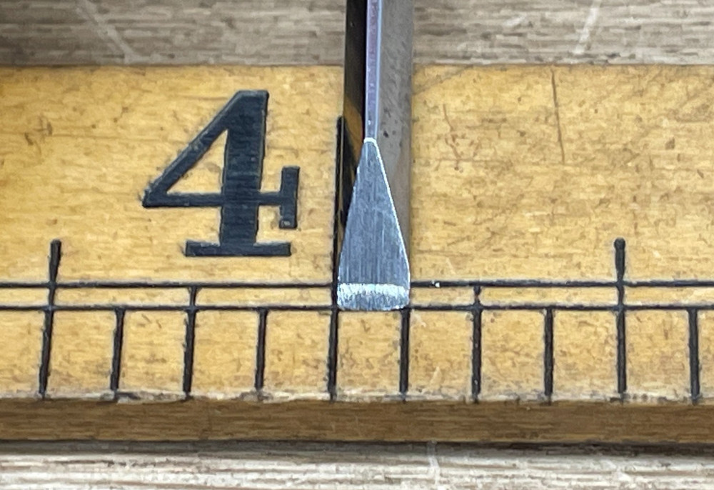 Vintage 1/8" Sash Mortice Chisel Woodworking Old Tool