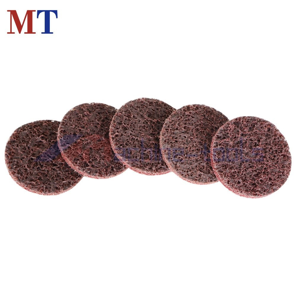 50 Pack Medium Surface Conditioning Discs 2" Roll Lock Die Grinder Sanding Pads