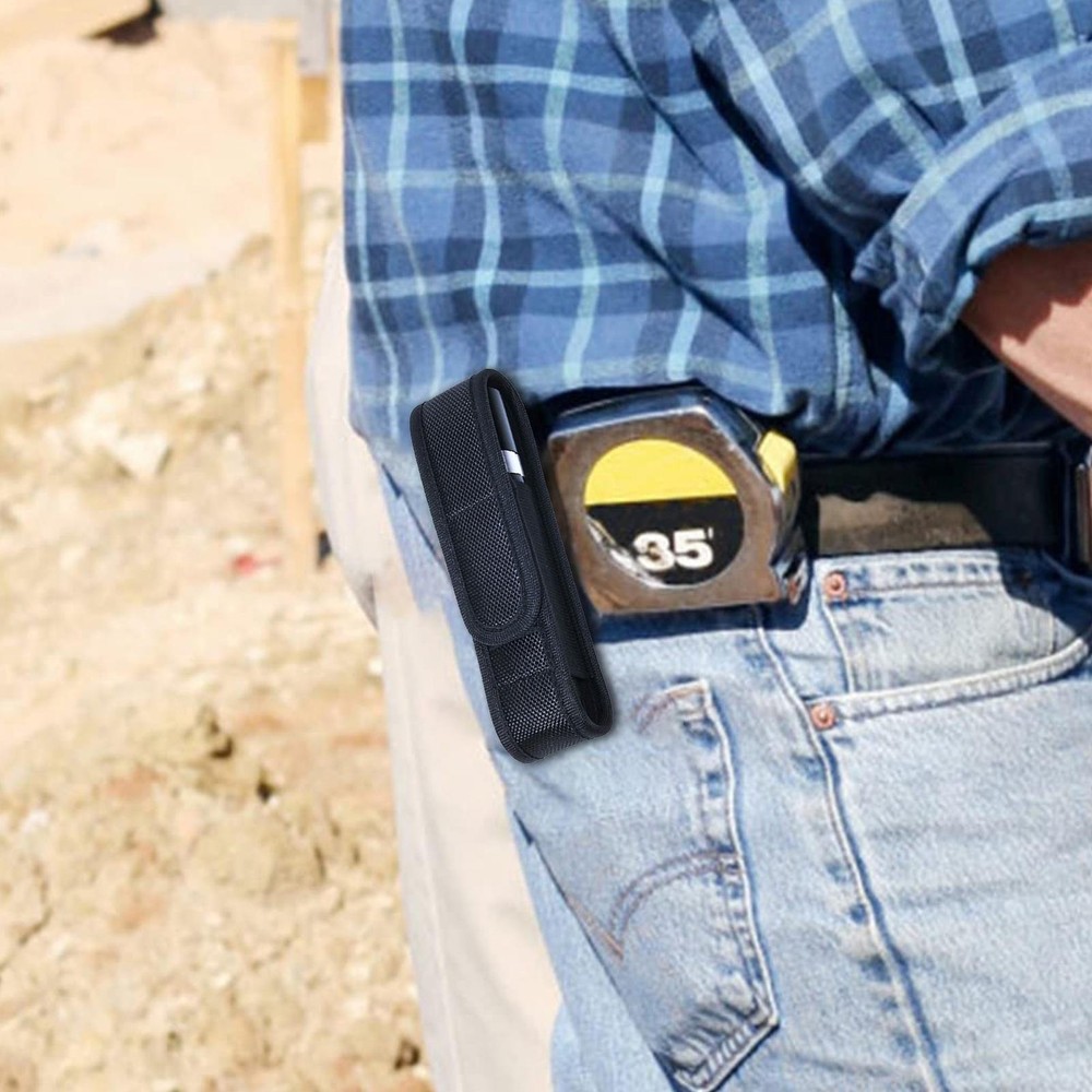 Waterproof Flashlight Holder Nylon Belt Holster Flashlight Torch Case Pouch