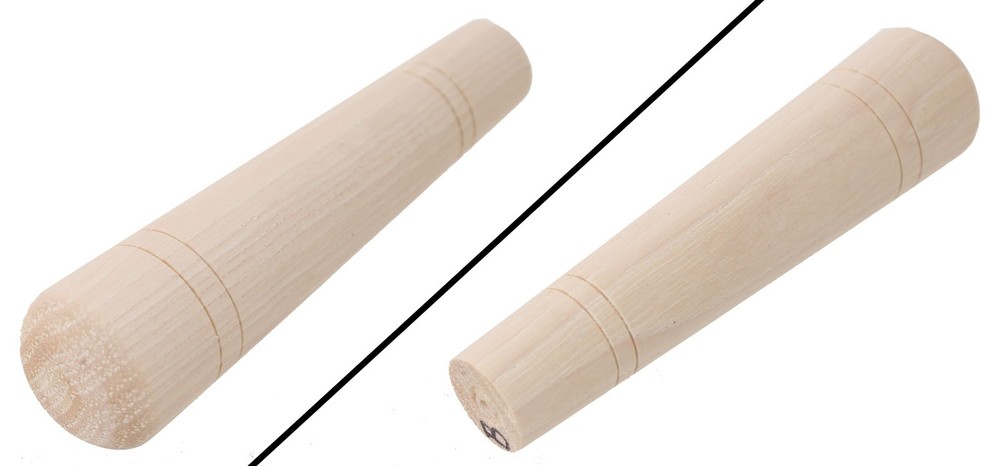 Amish Turned Hickory Socket Tang Chisel Handle - Style THB - mjdtoolparts