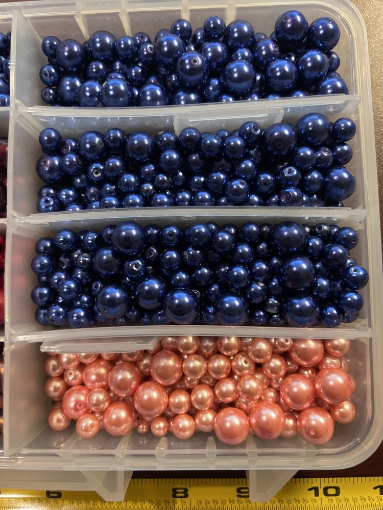 Assorted Craft Beads Set in Organizer Box (SR139)