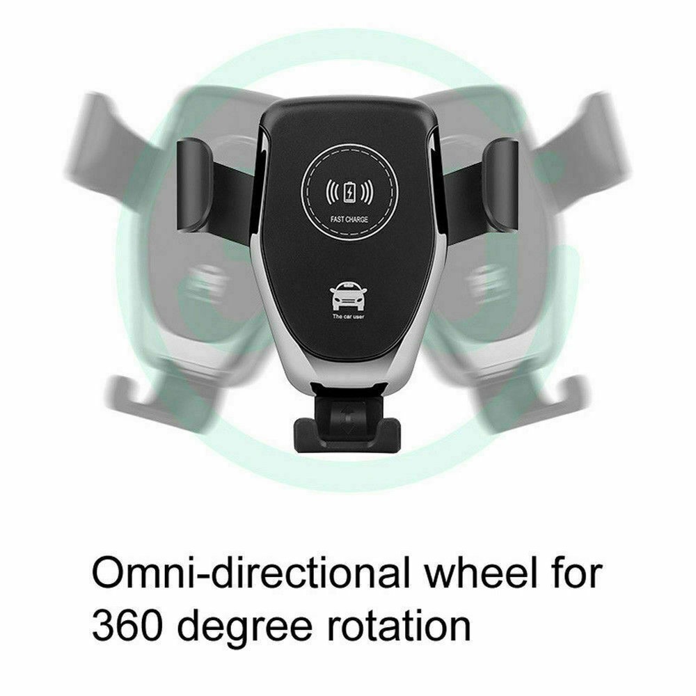 Automatic Clamping Wireless Car Charger Stand with 10W Fast Charging Capability