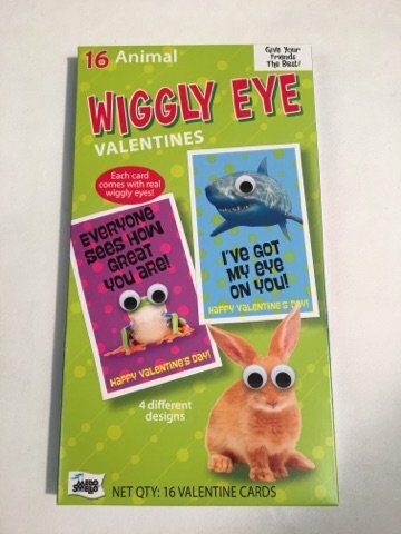 Animal Wiggly Eye Valentines