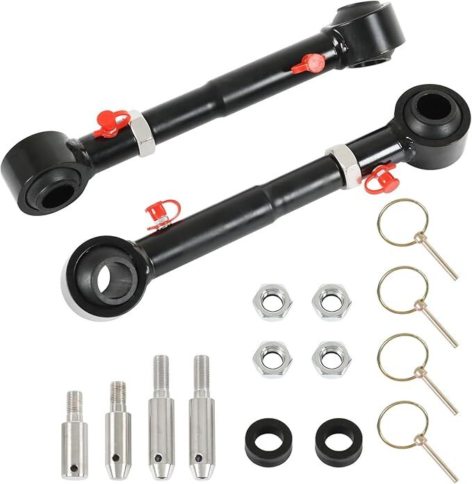 Adjustable Front Swaybar Quicker Disconnect System with 2.5" - 6" Lift Replace