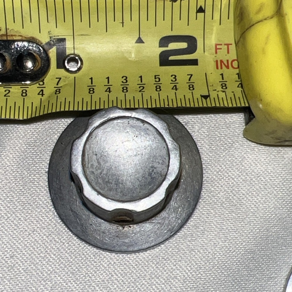 Heathkit Apache Transmitter Small Metal Knob one 1 inch Diameter .