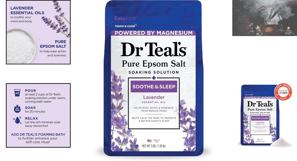 3lbs Lavender Epsom Salt Soaking Solution – Cruelty-Free Self-Care Ritual