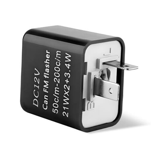12V Speed Adjustable 2 Pin LED Flasher Relay, Electronic Flash Relay for