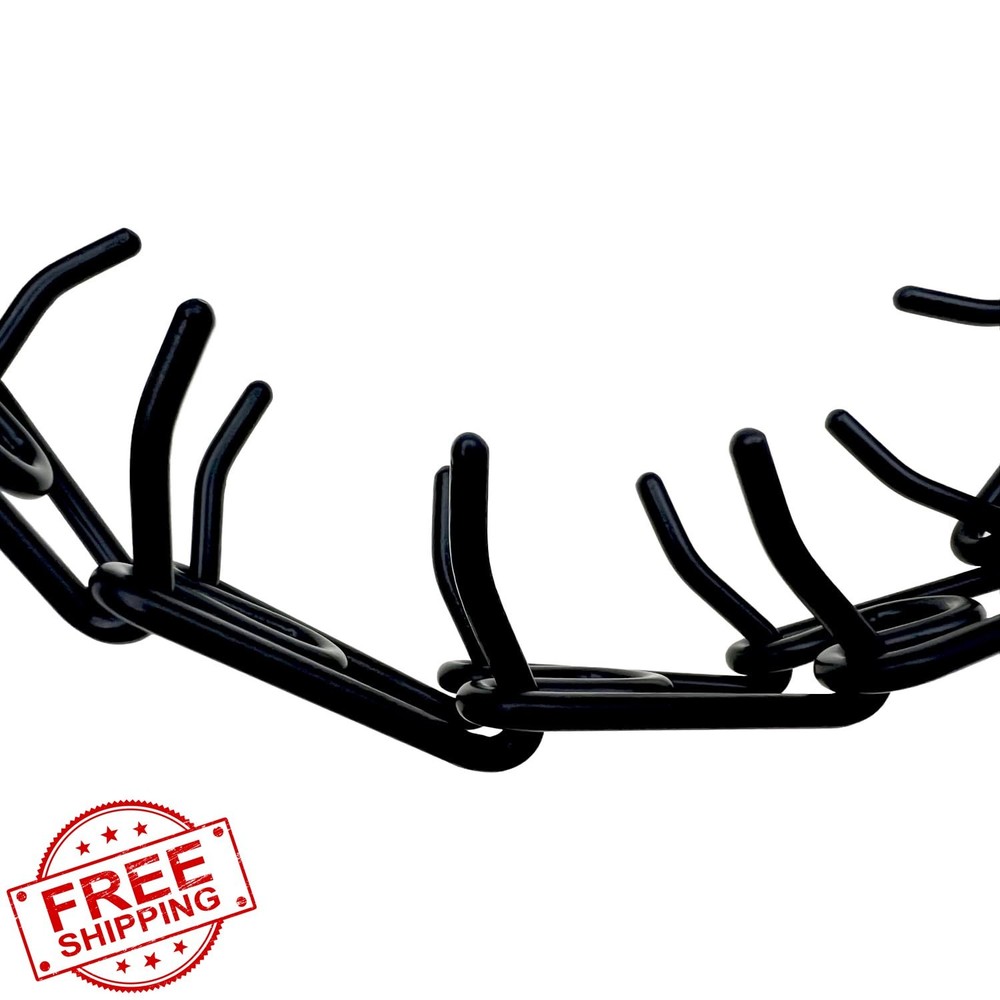 Hicost XL Black Adjustable No Pull Dog Collar Small Medium Large