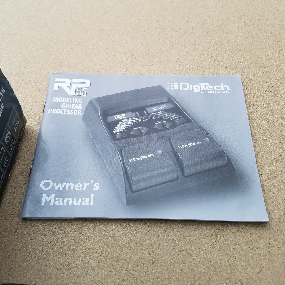 DigiTech RP55 Multi-Effects Guitar Processor with BOX