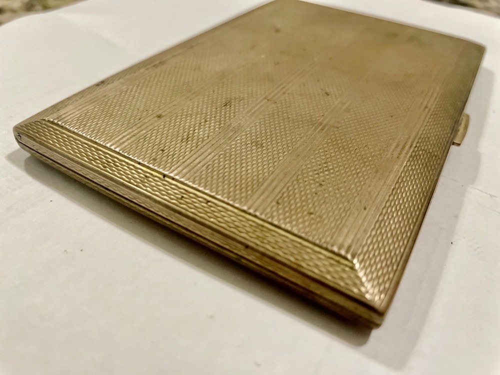 Vintage Antique Sterling Silver Cigarette Case