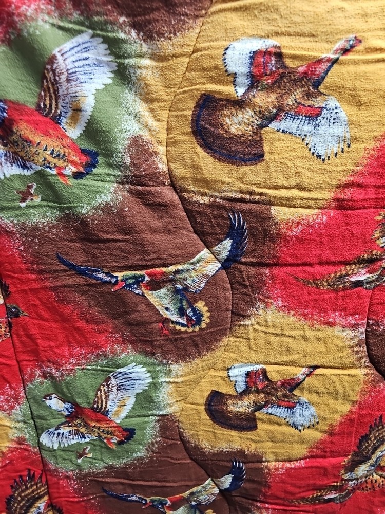 VTG Emar Sleeping Bag W/ Ducks & Pheasants