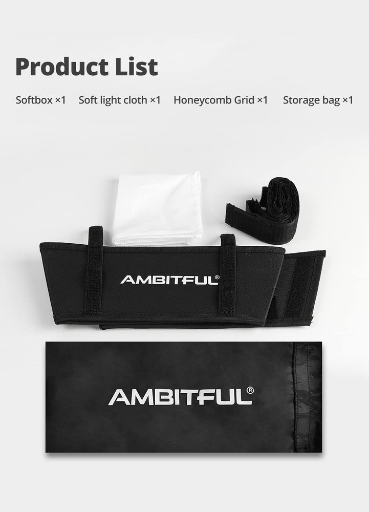 35.5cm x 29.5cm LED Video Light Diffuser Honeycomb Grid Softbox LED Panel Lig...