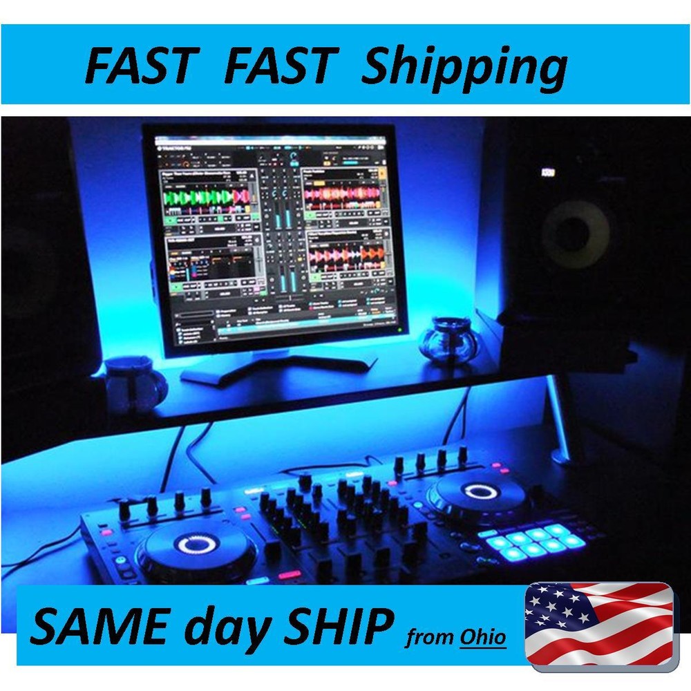 8ft DJ LED light kit - sound activated