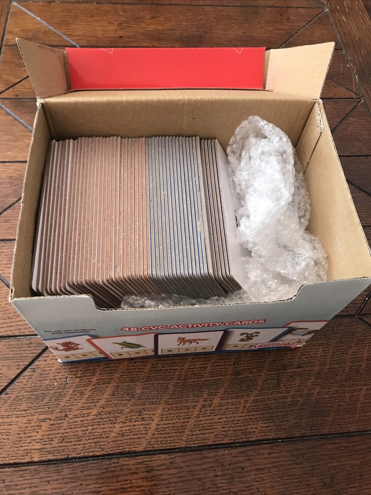 Junior Learning CVC Builders Activity Cards For Early Readers; Complete