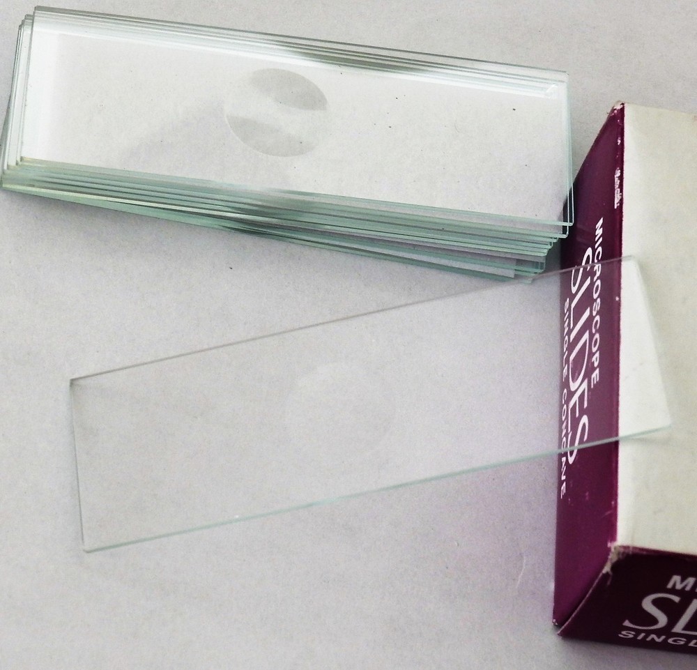 Blank Microscope Slide Single Concave Cavity Depression Slides