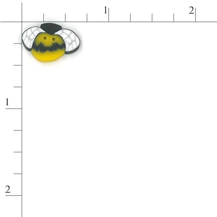 Bee 1101 Buttons by Just Another Button Company
